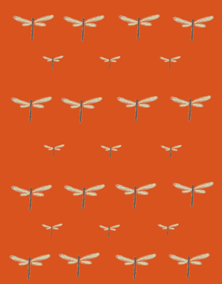 drawnbutterflyred