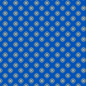 Burian Blue:  Dots on blue   ©2010 by Jane Walker