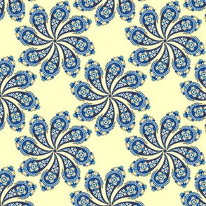 Burian Blue:  Paisley   ©2010 by Jane Walker