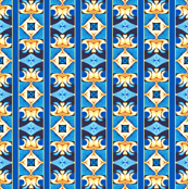 Burian Blue:  Stripes   ©2010 by Jane Walker