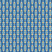 Burian Blue:  Stripes   ©2010 by Jane Walker