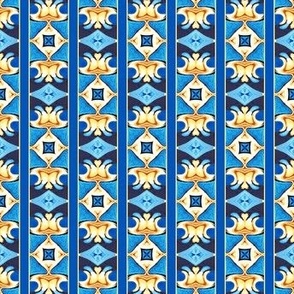 Burian Blue:  Stripes   ©2010 by Jane Walker