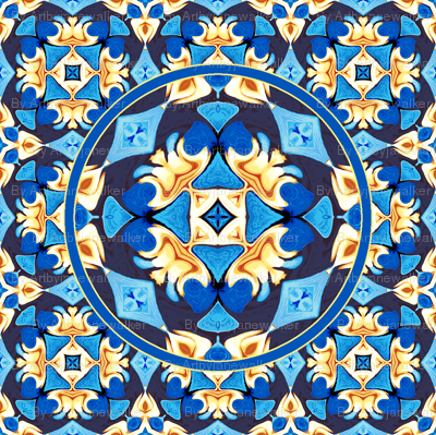 Burian Blue:  Accent   ©2010 by Jane Walker