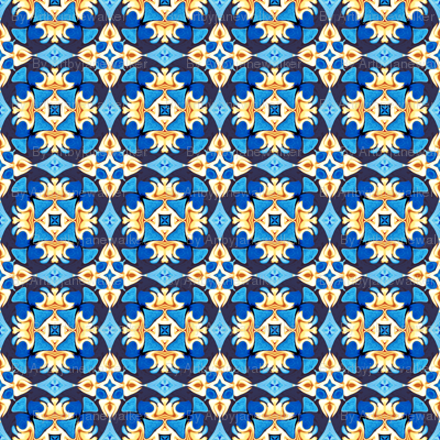 Burian Blue:  Basic   ©2010 by Jane Walker