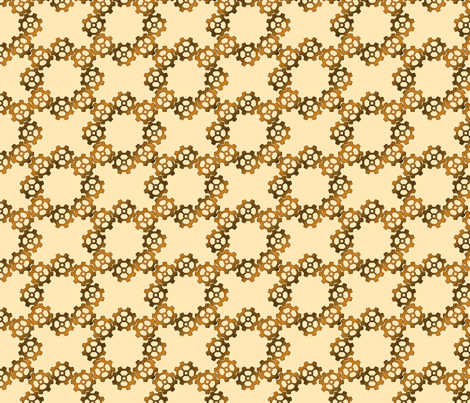 Steampunk Gears © by Jane Walker fabric by artbyjanewalker on Spoonflower - custom fabric