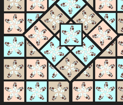 Patchwork fabric by designsbychelsee on Spoonflower - custom fabric