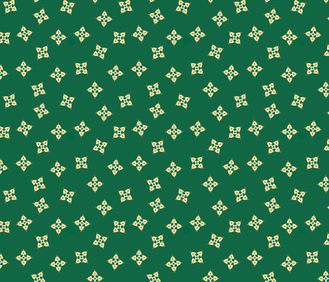Burian Green:  Sprinkle   ©2010 by Jane Walker fabric by artbyjanewalker on Spoonflower - custom fabric