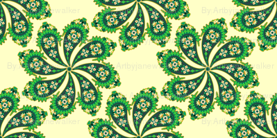 Burian Green:  Paisley   ©2010 by Jane Walker