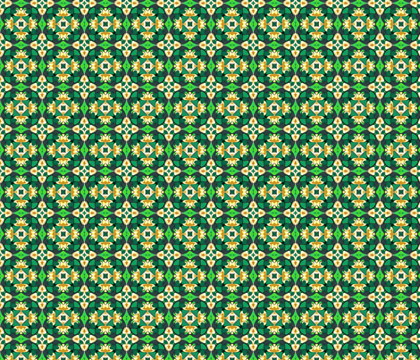 Burian Green: Basic   ©2010 by Jane Walker fabric by artbyjanewalker on Spoonflower - custom fabric