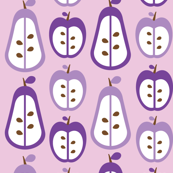 Purple Pears and Apples