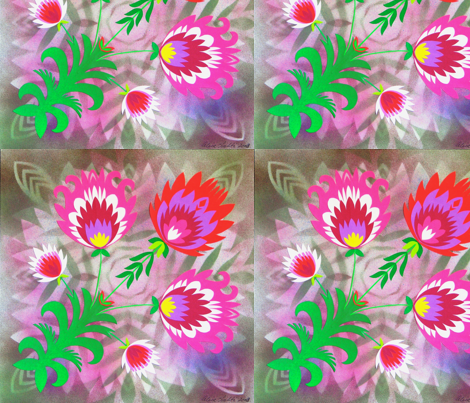 Posy_2 fabric by alisalahti on Spoonflower - custom fabric