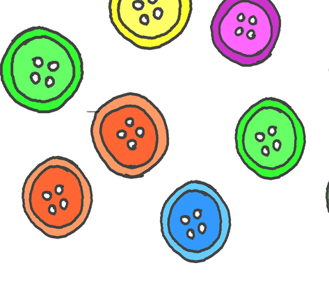 buttons fabric by moonbeam on Spoonflower - custom fabric