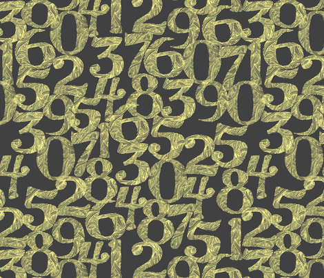 numbers2ndtryallflat-ch-ch-ch-ch-ch fabric by laurenhunt on Spoonflower - custom fabric