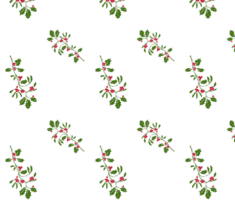 hollybranch fabric by oliverhenry on Spoonflower - custom fabric