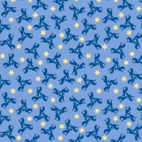 Blue Greyhounds GG Ditsy ©2011 by Jane Walker