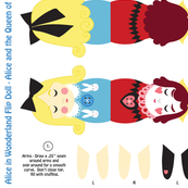 wonderland flip doll