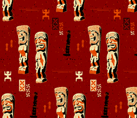 Pu'uhonuaOHonaunau1b fabric by muhlenkott on Spoonflower - custom fabric