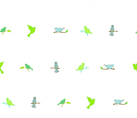 BirdLines fabric by mrshervi on Spoonflower - custom fabric
