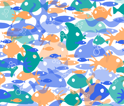 fishsoup fabric by musterartig on Spoonflower - custom fabric