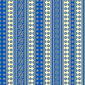Burian Blue:  Greyhound Stripe   ©2010 by Jane Walker