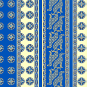 Burian Blue:  Greyhound Stripe   ©2010 by Jane Walker