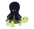 Octopus & Turtle