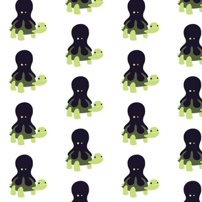 Octopus & Turtle