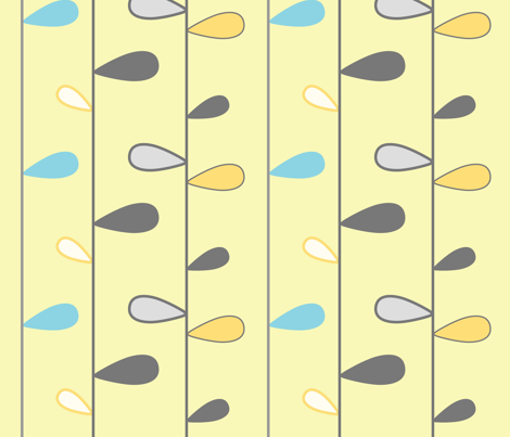 drop_background_yellow_blue fabric by ruthiepearl on Spoonflower - custom fabric