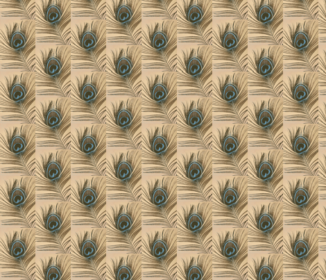 Organic Peacock fabric by joy_speaks on Spoonflower - custom fabric