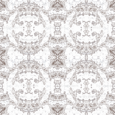 Marbled Repeat - White