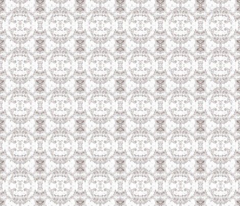 Marbled Repeat - White fabric by kristopherk on Spoonflower - custom fabric
