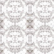 Marbled Repeat - White