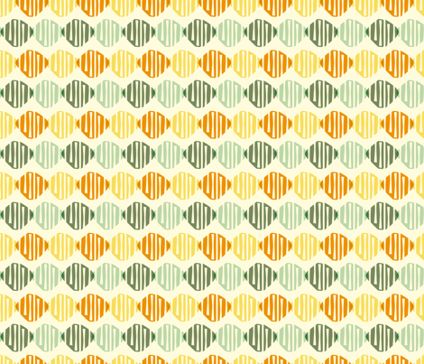 Retro Cha Cha 2 fabric by rightbrainjane on Spoonflower - custom fabric