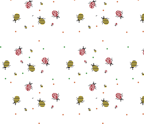 abejasymariquitas fabric by anacrus on Spoonflower - custom fabric