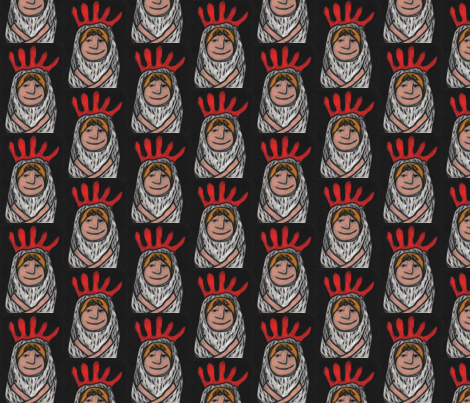 Chicken fabric by vanessadelacy on Spoonflower - custom fabric