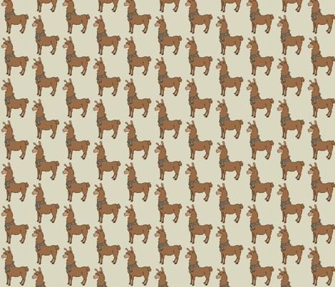 llama fabric by gollyfluff on Spoonflower - custom fabric