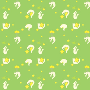 Star Cats Green