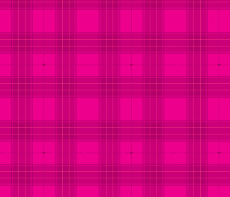 Pink Punk Plaid fabric by rockabirdie on Spoonflower - custom fabric