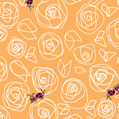 roses and visitors