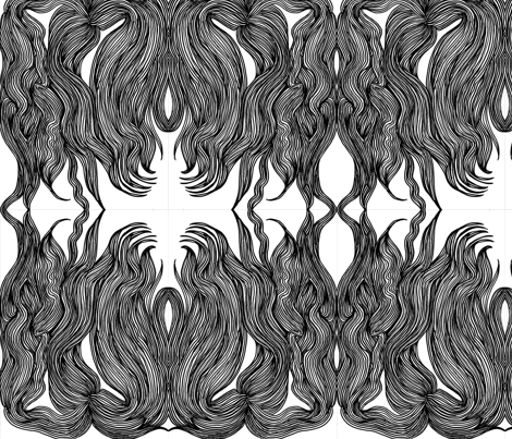 JamJax Fancy Hair fabric by jamjax on Spoonflower - custom fabric