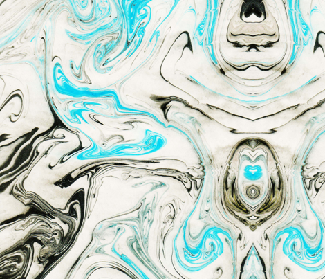 suminagashi sky blue fabric by suziegirl on Spoonflower - custom fabric