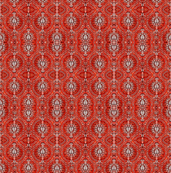 Tapestry, Orangey Reds