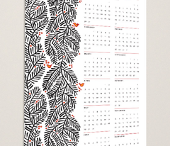 arborvitae calendar towel