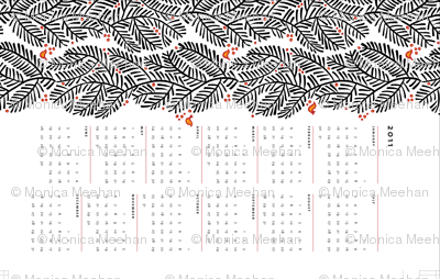 arborvitae calendar towel