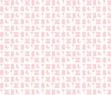 Baby Girls (pink) fabric by asset68 on Spoonflower - custom fabric