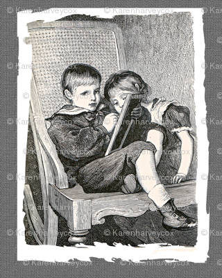 For The Love of old Books, children