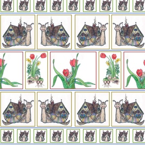 Snail Quilt Blocks
