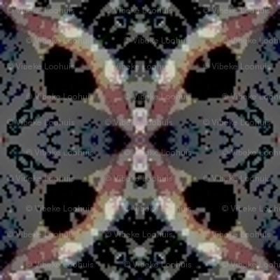 Black berries pattern