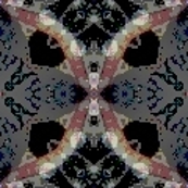 Black berries pattern