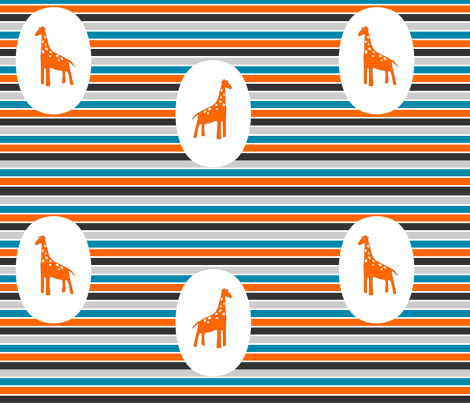 giraffstripes fabric by mrshervi on Spoonflower - custom fabric